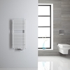 Scaldasalviette Termoarredo Bagno con Attacco Centrale - Design Tubolare Bianco - 835 x 400mm - 304 Watt - Magera