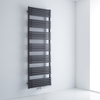 Scaldasalviette Termoarredo Bagno Curvo con Attacco Centrale - Antracite - 1800 x 600mm - 2010 Watt - Arch