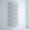 Scaldasalviette Termoarredo Bagno Curvo con Attacco Centrale - Bianco - 1533 x 600mm - 1775 Watt - Arch