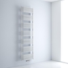 Scaldasalviette Termoarredo Bagno Curvo con Attacco Centrale - Bianco - 1800 x 500mm - 1743 Watt - Arch