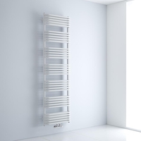 Scaldasalviette Termoarredo Bagno Curvo con Attacco Centrale - Bianco - 1800 x 500mm - 1743 Watt - Arch