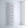 Scaldasalviette Termoarredo Bagno Curvo con Attacco Centrale - Bianco - 1800 x 600mm - 2010 Watt - Arch