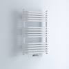 Scaldasalviette Termoarredo Bagno Curvo con Attacco Centrale - Bianco - 735 x 500mm - 739 Watt - Arch