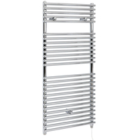 Scaldasalviette Termoarredo Bagno Elettrico Cromato - 1190 x 450mm - Arno
