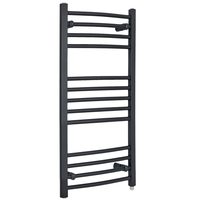 Scaldasalviette Termoarredo Bagno Elettrico Curvo Antracite - 1000 x 500mm - Artle