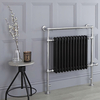 Scaldasalviette Termoarredo Bagno Elettrico Nero Elizabeth - Disponibile in Diverse Misure