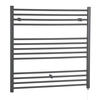 Scaldasalviette Termoarredo Bagno Elettrico Piatto Antracite - 1000 x 1000mm - Artle