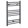 Scaldasalviette Termoarredo Bagno Elettrico Piatto Antracite - 800 x 600mm - Artle
