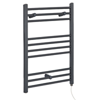 Scaldasalviette Termoarredo Bagno Elettrico Piatto Antracite - 800 x 600mm - Artle