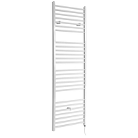 Scaldasalviette Termoarredo Bagno Elettrico Piatto Bianco - 1800 x 600mm - Ive