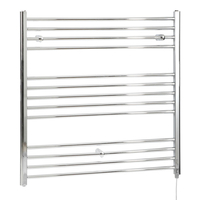 Scaldasalviette Termoarredo Bagno Elettrico Piatto Cromato - 1000 x 1000mm - Kent