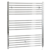Scaldasalviette Termoarredo Bagno Elettrico Piatto Cromato - 1200 x 1000mm - Kent