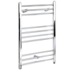 Scaldasalviette Termoarredo Bagno Elettrico Piatto Cromato - 800 x 600mm - Kent