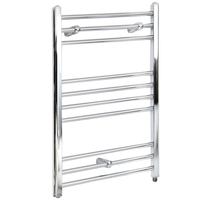 Scaldasalviette Termoarredo Bagno Elettrico Piatto Cromato - 800 x 600mm - Kent