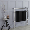 Scaldasalviette Termoarredo Bagno Nero Elizabeth - Disponibile in Diverse Misure