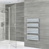 Scaldasalviette Termoarredo Bagno Piatto - Acciaio Cromato - 1000 x 600mm - 385 Watt - Lustro