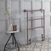 Scaldasalviette Tradizionale a Scaletta - Bronzo Lucidato - 930 x 632mm - 223 Watt - Condesa