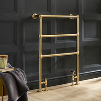 Scaldasalviette Tradizionale Minimalista - Oro Satinato - 966 mm x 673 mm - 280 Watt