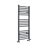 Scaldaslviette Misto Curvo - Termoarredo Bagno Antracite - 1200 x 500mm - 594W - Artle