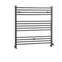 Scaldaslviette Misto Piatto - Termoarredo Bagno Antracite - 1000 x 1000mm - 841W - Artle