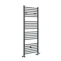 Scaldaslviette Misto Piatto - Termoarredo Bagno Antracite - 1600 x 400mm - 670W - Artle