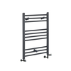 Scaldaslviette Misto Piatto - Termoarredo Bagno Antracite - 800 x 500mm - 372W - Artle