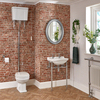Set Bagno con Sanitario WC con Cassetta Alta e Lavabo con Consolle - Richmond