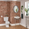 Set Bagno con Sanitario WC Monoblocco e Lavabo con Consolle - Richmond