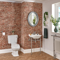 Set Bagno con Sanitario WC Monoblocco e Lavabo con Consolle - Richmond