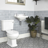 Set Bagno con Sanitario WC Monoblocco e Lavabo Sospeso - Richmond