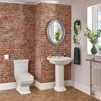 Set Bagno con Sanitario WC Monoblocco e Lavabo su Colonna - Chester