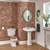Set Bagno con Sanitario WC Monoblocco e Lavabo su Colonna - Regent