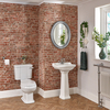 Set Bagno con Sanitario WC Monoblocco e Lavabo su Colonna - Richmond
