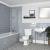 Set Bagno con Vasca da Bagno,  Sanitario WC e Lavabo con Consolle - Richmond