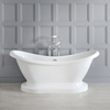 Set Bagno con Vasca Freestanding,  Lavabo con Colonna e Sanitario WC Monoblocco - Ryther