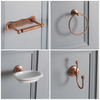 Set di 4 Accessori Bagno Tradizionali - Bronzo Lucidato ad Olio - Elizabeth