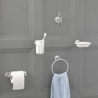 Set di Accessori per Bagno con 5 Articoli Tradizionali