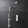 Set Doccia Termostatico con Pulsanti e Soffione (2 Vie) - Cromo - Selezione di Doccetta
