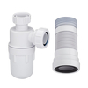 Sifone a Bottiglia e Raccordo di Scarico per Lavabo a Colonna & WC Monoblocco - McAlpine