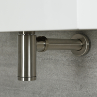 Sifone a Bottiglia per Lavabo - Nichel Spazzolato - Hudson Reed