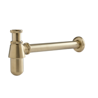 Sifone a Bottiglia per Lavabo - Oro Satinato