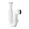 Sifone Telescopisco a Forma di P da 32mm con Guarnizione da 76mm