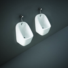 Sistema per Orinatoio Esposto con Due Orinatoi - Hudson Reed x RAK Series 600