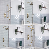 Sistema Termostatico per Doccia e Vasca da Bagno - Oro Spazzolato - Scelta di Vie - Elizabeth