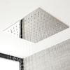 Soffione Doccia da Incasso Quadrato a Soffitto Quadrato 400 x 400mm Acciaio Inox - Trenton