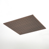 Soffione Doccia Moderno da Incasso a Soffitto Quadrato da 400 mm - Color Rame - Eris