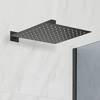 Soffione Doccia Quadrato da 300mm - Nero – Preto