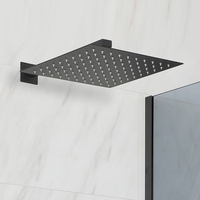 Soffione Doccia Quadrato da 300mm - Nero – Preto