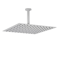 Soffione Doccia Quadrato Ultrasottile con Braccio 400 x 400mm - Arvo