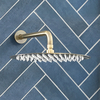 Soffione Doccia Rotondo Moderno in Acciaio Inossidabile da 300 mm - Ottone antico - Alama